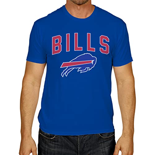 Team Fan Apparel NFL Home Team Tee - Gameday Adult T-Shirt - Pro Football Cotton & Polyester Shirt (Buffalo Bills - Blue, Adult XX-Large)