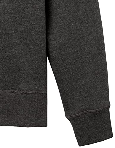 Amazon Essentials Men's Fleece Crewneck Sweatshirt (Available in Big & Tall), Charcoal Heather, Large