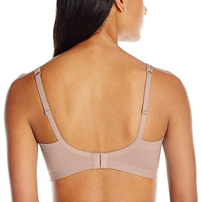 Warner's womens Easy Does It Underarm Smoothing With Seamless Stretch Wireless Lightly Lined Comfort Rm3911a Bra, Toasted Almond, Medium US