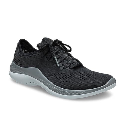 Crocs Men's LiteRide 360 Pacer Sneakers, Black/Slate Grey, 11 Men