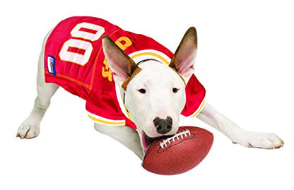 NFL Kansas City Chiefs Dog Jersey, Size: XX-Large. Best Football Jersey Costume for Dogs & Cats. Licensed Jersey Shirt