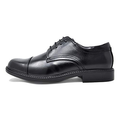 Bruno Marc Men's Downing-01 Black Leather Lined Dress Oxford Shoes Classic Lace Up Formal Size 11 M US