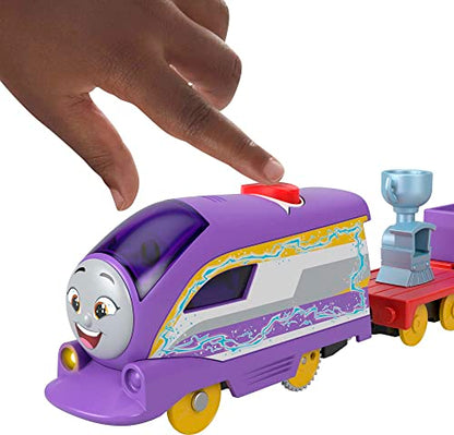 Thomas & Friends Motorized Toy Train Talking Kana Engine with Sounds & Phrases Plus Cargo for Preschool Kids Ages 3+ Years