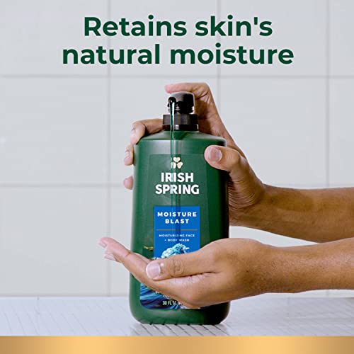 Irish Spring Moisture Blast Body Wash, 30 Oz Pump