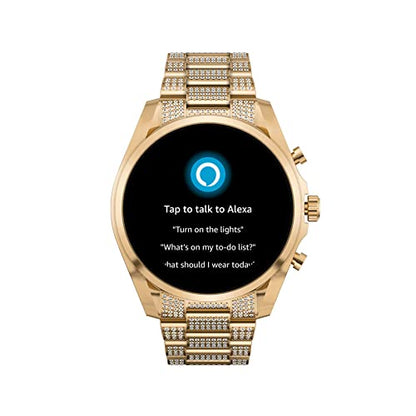 Michael Kors Men's or Women's Gen 6 44mm Touchscreen Smart Watch with Alexa Built-In, Fitness Tracker, Sleep Tracker, GPS, Music Control, Smartphone Notifications (Model: MKT5136V)