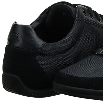 BOSS Men's Saturn Profile Low Top Sneaker, Black Fox, 10