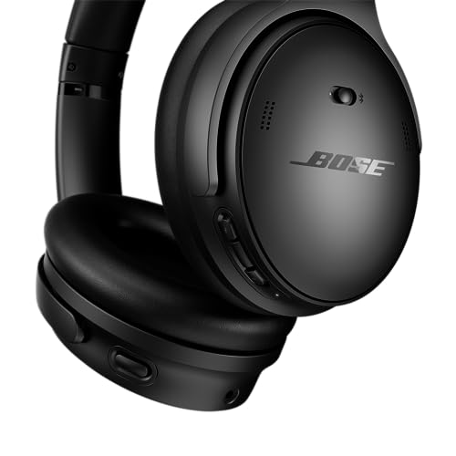 NEW Bose QuietComfort Wireless Noise Cancelling Headphones, Bluetooth Over Ear Headphones with Up To 24 Hours of Battery Life, Black