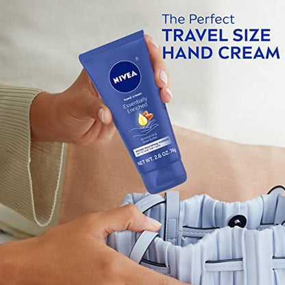 NIVEA Moisturizing Must-Haves Gift Set, NIVEA Hand Cream and NIVEA Lip Balm, Hand Cream and Lip Balm 4 Piece Gift Box