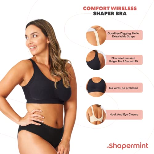 SHAPERMINT Bras for Women - Womens Bras, Compression Bra, Wirefree Bra, from Small to Plus Size Bras for Women