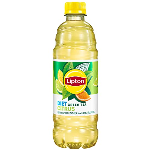 Lipton Diet Green Tea with Citrus, 16.9 Fl Oz (Pack of 12)