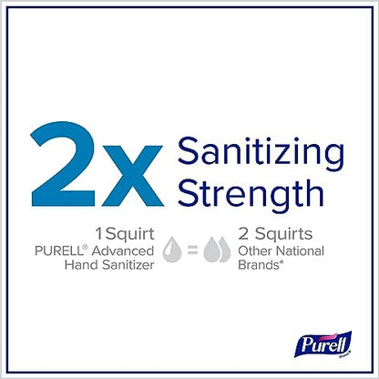 PURELL SINGLES Advanced Hand Sanitizer Gel, Fragrance Free, 125 Count Single-Use Travel-Size Packets, 9620-12-125EC