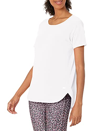 Amazon Essentials Women's Studio Relaxed-Fit Lightweight Crewneck T-Shirt (Available in Plus Size), White, X-Large