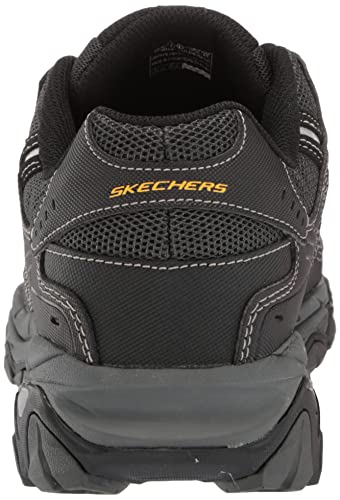 Skechers mens Afterburn M. Fit fashion sneakers, Black, 10 X-Wide US