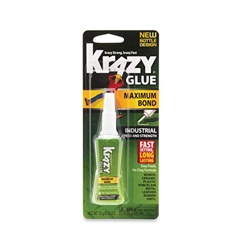 Elmer's KG48948MR Krazy Glue(R) Maximum Bond Industrial Formula-15g, 1 Count (Pack of 1)