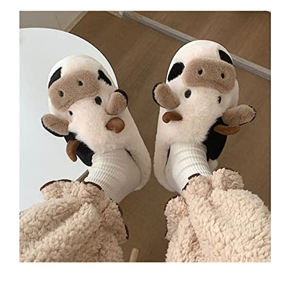 GGOOB Fuzzy Slippers Women Kawaii Slippers for Women Fluffy Kawaii House Slippers Cute Slippers for Women (9,10)