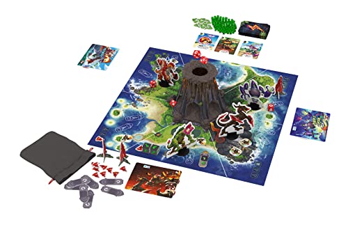 IELLO: King of Monster Island - Strategy Board Game, Sequel of The King of Line, Family Game, Play Cooperatively, Ages 10+, 1-5 Players, 60 Minutes