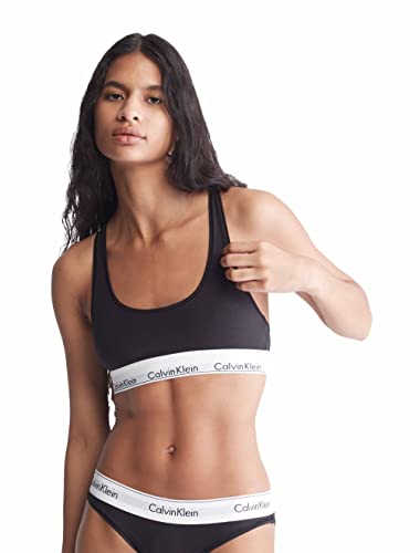 Calvin Klein Women's Modern Cotton Unlined Wireless Bralette, Small