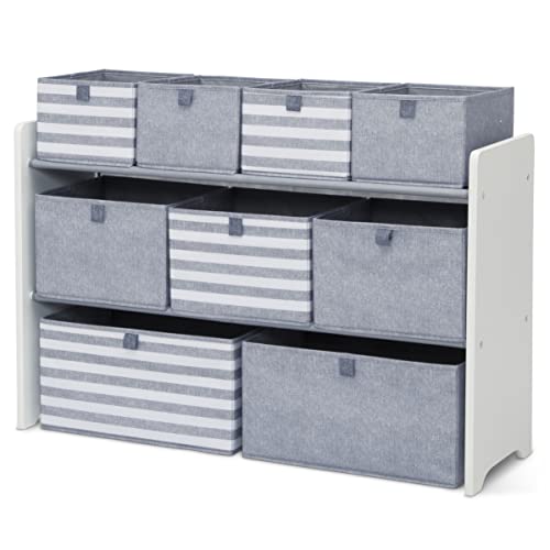 GAP GapKids Deluxe Toy Organizer - Greenguard Gold Certified, Grey/White