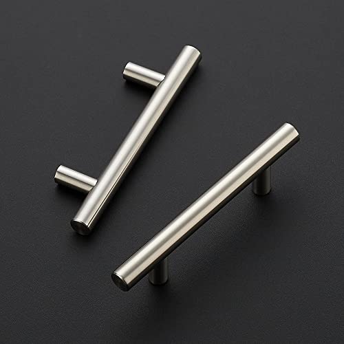 Ravinte 30 Pack 5'' Cabinet Pulls Brushed Nickel Stainless Steel Kitchen Drawer Pulls Cabinet Handles 3" Hole Center