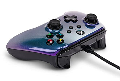 PowerA Enhanced Wired Controller for Xbox Series X|S - Aurora Borealis, gamepad, video game /gaming controller