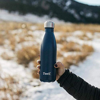 S'well Vacuum Insulated Stainless Steel Water Bottle, 17 Oz/ 500 Ml, Azurite
