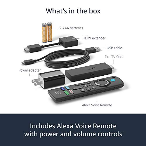 Certified Refurbished Fire TV Stick with Alexa Voice Remote (includes TV controls), HD streaming device