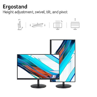 Acer CB272 Ebmiprx 27" FHD 1920 x 1080 Zero Frame Home Office Monitor | AMD FreeSync | 1ms VRB | 100Hz | 99% sRGB | Height Adjustable Stand with Swivel, Tilt & Pivot (Display Port, HDMI & VGA Ports)