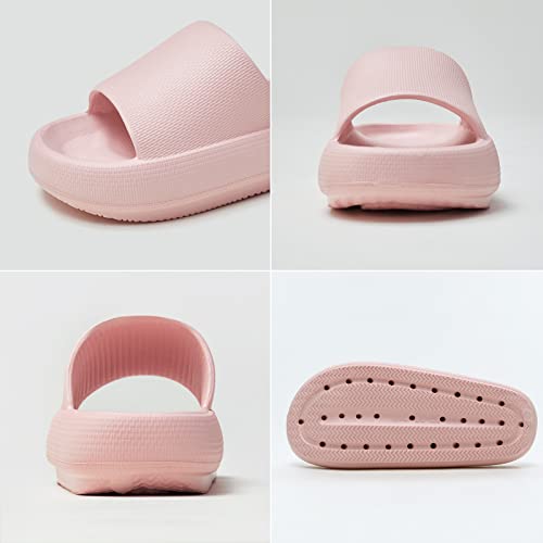 YUUCYOU UTUNE Cloud Slides for Women Men Pillow Slippers Non-Slip Bathroom Shower Sandals Soft Thick Sole Indoor and Outdoor Slides