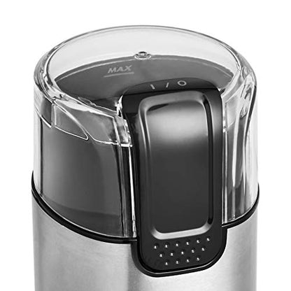 Amazon Basics Stainless Steel Electric Coffee Bean Grinder