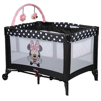 Disney Baby® 3D Ultra Play Yard with Bassinet and Storage Bag, Peeking Minnie