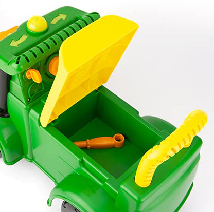 John Deere Johnny Tractor Ride On Toy with Lights and Sounds - John Deere Tractor Toys Ride On - Toddler Outdoor Toys - Ride on Toys Ages 1 Year and Up,Green, Large