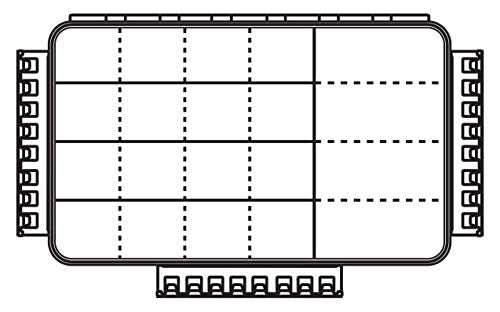 WP5005 Ultimate Waterproof Tuff Tainer® - 20 Compartments (Includes (15) Zerust® Dividers)