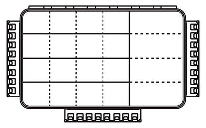 WP5005 Ultimate Waterproof Tuff Tainer® - 20 Compartments (Includes (15) Zerust® Dividers)