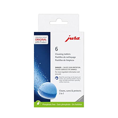 Jura 24224 Cleaning Tablets, 6 Count (Pack of 1)