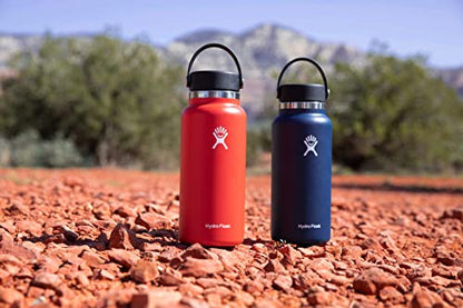 Hydro Flask Wide Mouth Bottle with Flex Cap Black 32 oz