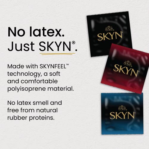 SKYN Selection Non-Latex Condoms - 12 Count - New Variety - SKYN Original, Excitation, Elite & Elite Extra Lube
