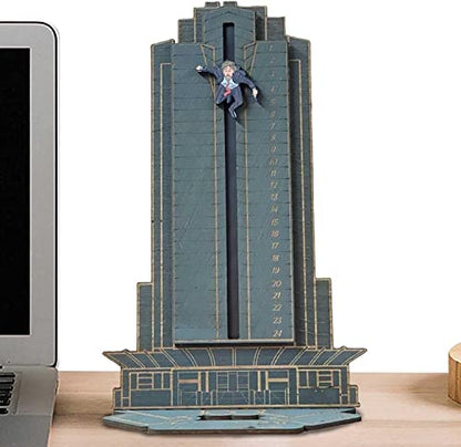 Christmas Advent Calendar, Deadly Advent Calendar, Hans Gruber Dropped Nakatomi Plaza, Tabletop Wooden Ornament Christmas Countdown Calendar