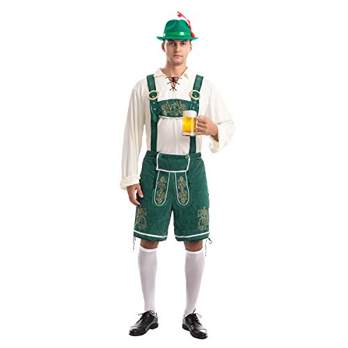 Spooktacular Creations Adult Men Green Oktoberfest Costume (Large)