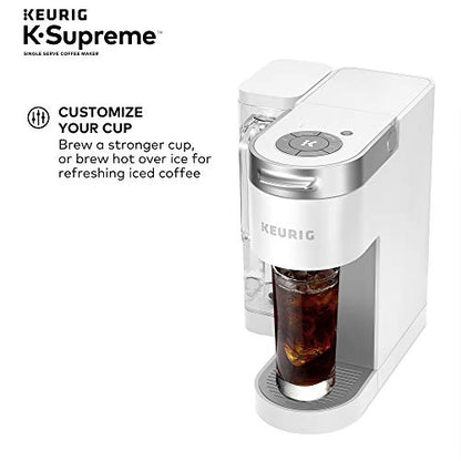 Keurig® K-Supreme Single Serve K-Cup Pod Coffee Maker, MultiStream Technology, White