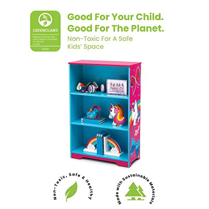 Delta Children Deluxe 3-Shelf Bookcase - Ideal for Books, Decor, Homeschooling & More - Greenguard Gold Certified, JoJo Siwa