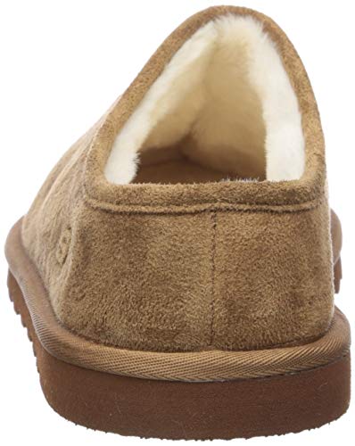 Skechers Men's RENTEN-LEMATO Slipper, Tan, 12 Medium US