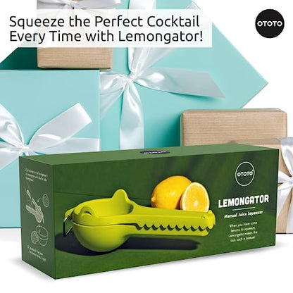 NEW!! Crocodile Lemon Squeezer by OTOTO - Lemon Lime Squeezer, Lemon Press, Citrus Press - Lemon Juicer Squeezer Juice Squeezer Lemon and Lime Squeezer Hand Juicer Citrus Squeezer Cool Kitchen Gadgets