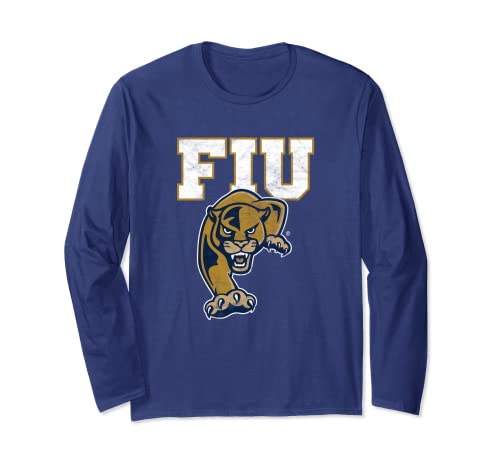 Florida International FIU Panthers Distressed Primary Long Sleeve T-Shirt