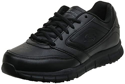 Skechers Men's Nampa Food Service Shoe, Black, 10.5