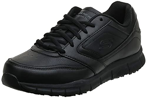 Skechers Men's Nampa Food Service Shoe, Black, 8.5