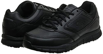 Skechers Men's Nampa Food Service Shoe, Black, 10.5