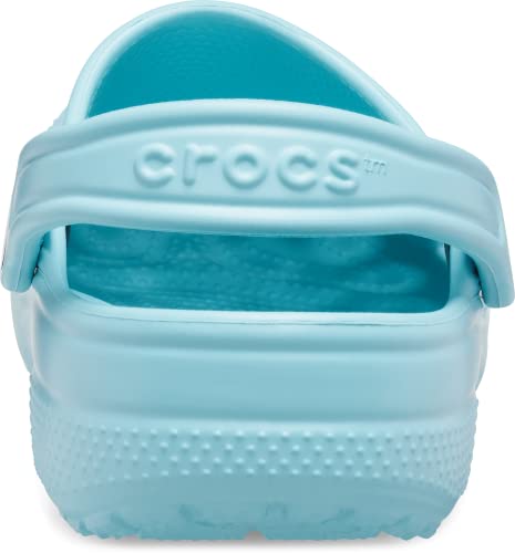 Crocs Unisex-Adult Classic Clogs (Best Sellers), Pure Water, 7 Men/9 Women