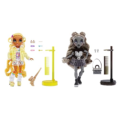 Rainbow High Shadow High Special Edition Madison Twins- 2-Pack Fashion Doll. Yellow & Grey Mix and Match Designer Outfits with Accessories, Great Gift for Kids 4-12 Years Old & Collectors