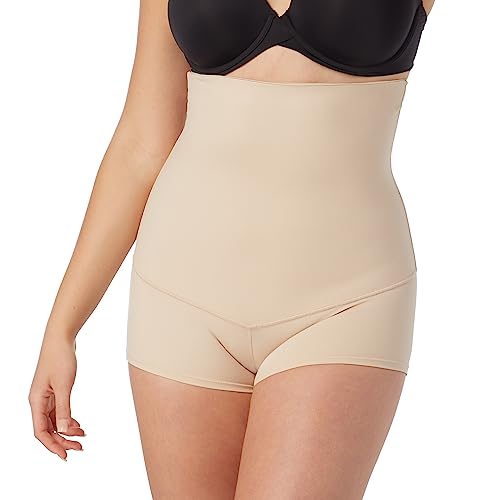 Maidenform Women's Minimizing Hi-Waist Fajas Shapewear FL2107, Beige, X-Large