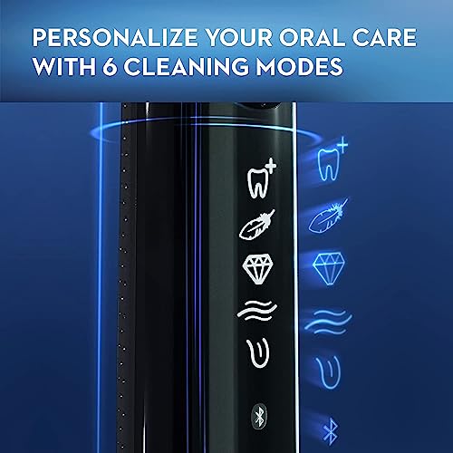 Oral-B Genius X Limited, Electric Toothbrush with Artificial Intelligence, 1 Replacement Brush Head, 1 Travel Case, Midnight Black